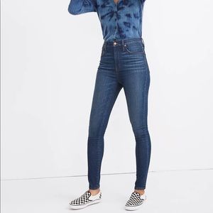 Madewell tall high rise skinny jeans